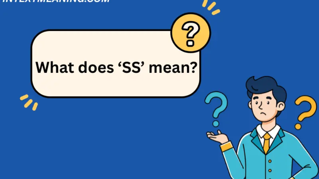 SS Meaning in Text