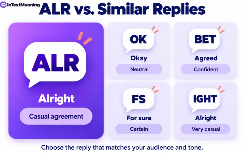 alr meaning in text