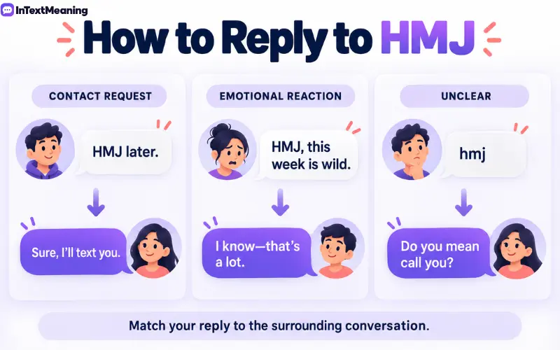 hmj meaning in text