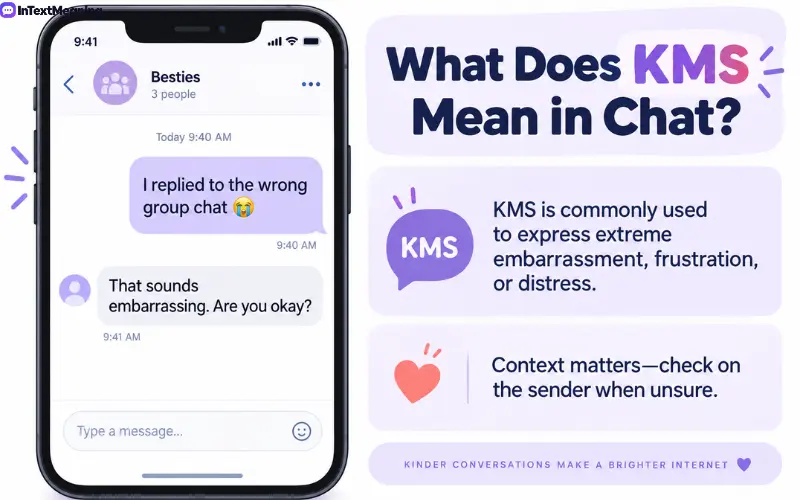 kms meaning in text