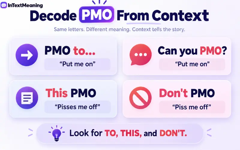 pmo meaning text