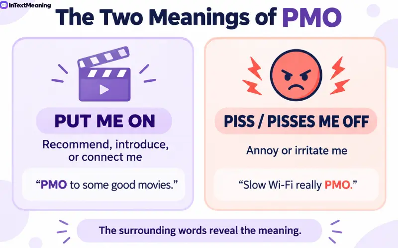 pmo meaning text