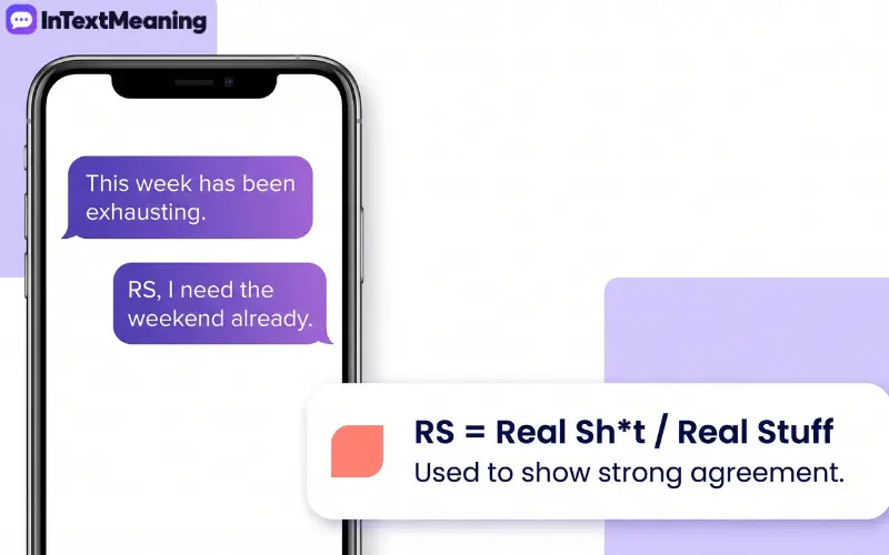 rs meaning in text