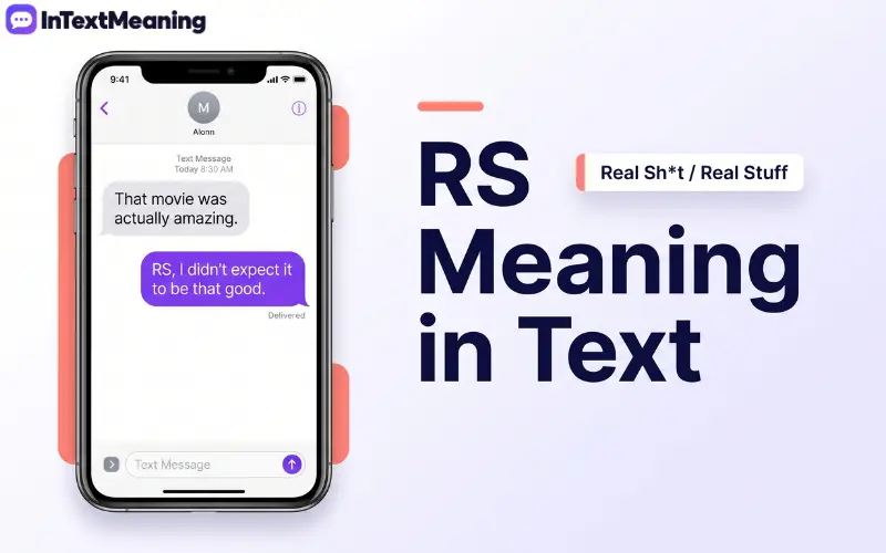 rs meaning in text
