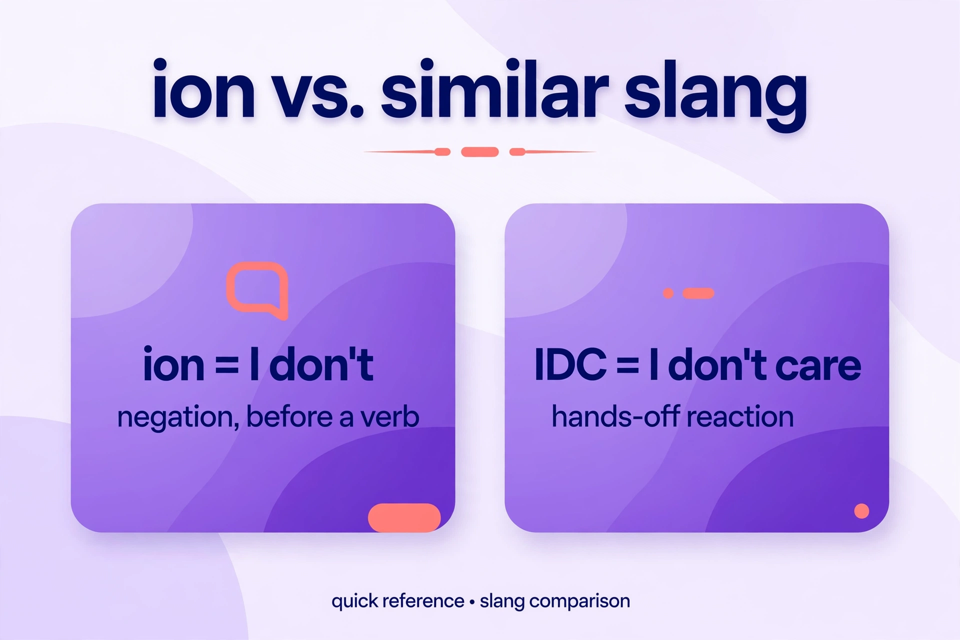 ion compared with IDC by tone.